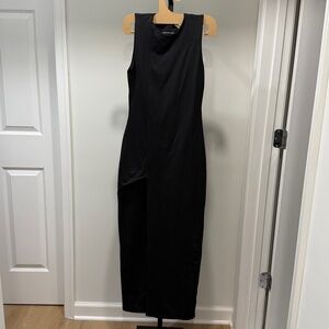 Lurelly Asymmetric Dress - black